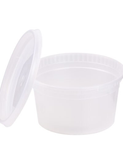 DELI CONTAINER TRANS 12oz COMBO