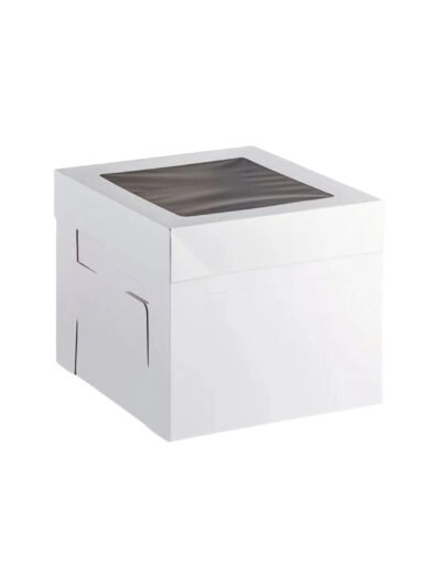 BOX 14 x 14 x 8 WHITE W / WINDOW